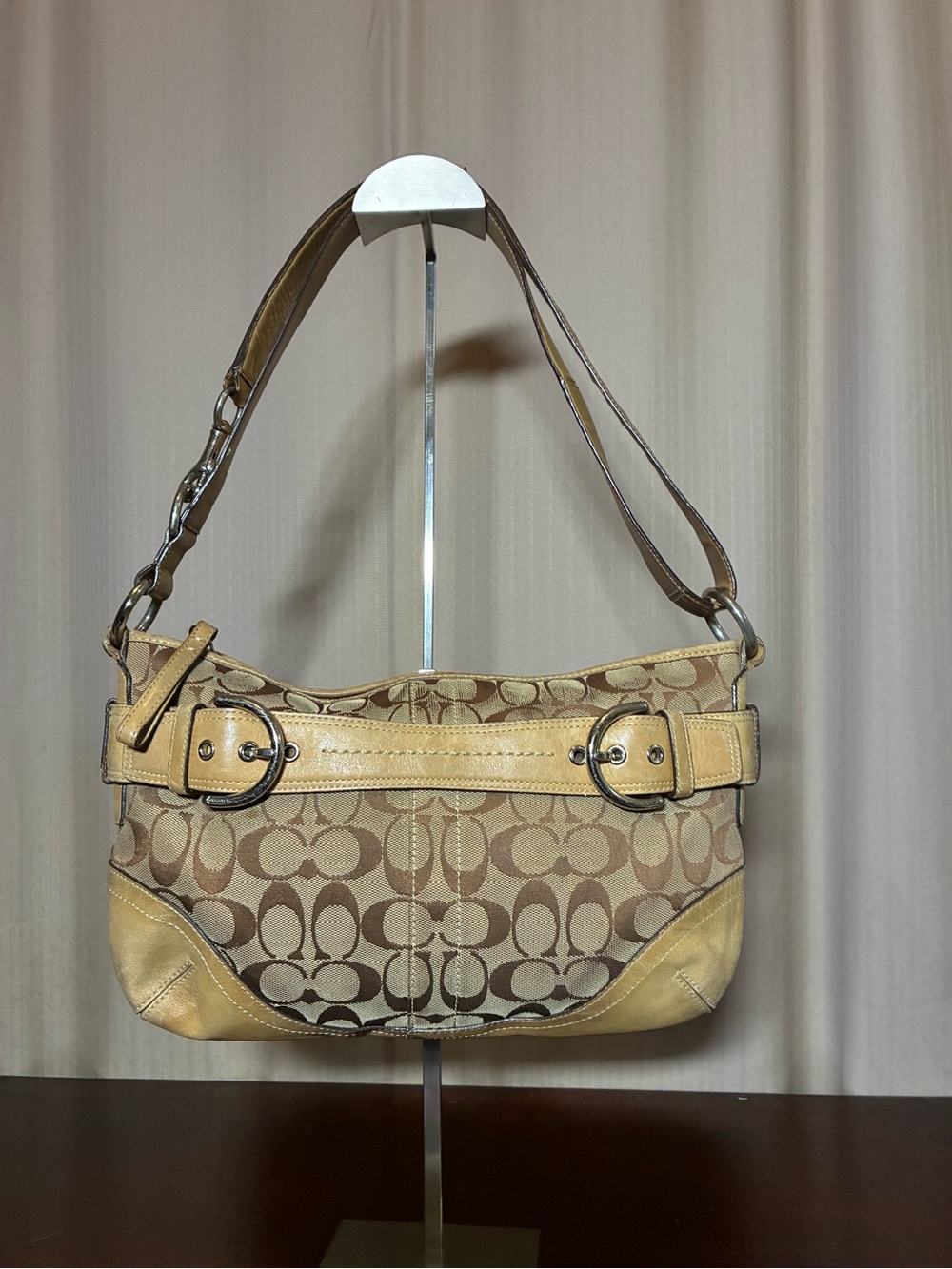 Coach Hampton Buckle Shoulder Bag
